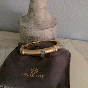 Julie Vos Catalina Stone Hinge Bangle, brand new!
